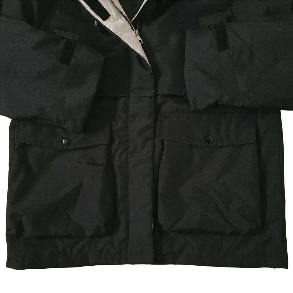 NAP Hooded Drawstring Duck Down Parka Women Large - Picture 7 of 11
